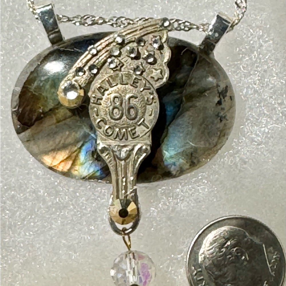 Silver Halley's Comet Pendant Necklace
Anyone born in 1986?